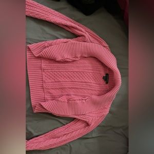 Pink ralph lauren cardigan